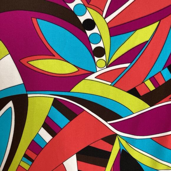 Jude Connally‎ Womens Colorful Mod Pop Art Sleeveless Beth Dress Size S Stretchy - Picture 10 of 10